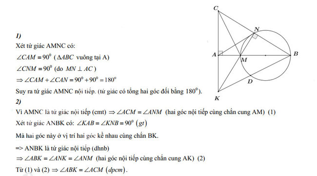 Đáp án đề thi tuyển sinh lớp 10 môn toán Đồng Nai 2023 câu 5