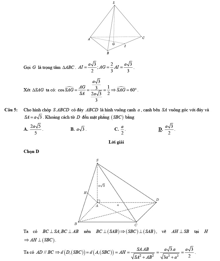 Đáp án đề thi thử toán 2023 cụm Sóc Sơn - Mê Linh lần 2 trang 2
