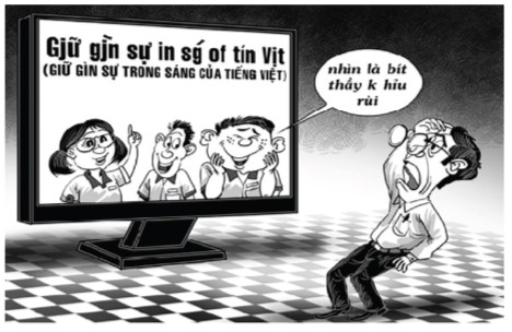 Soạn bài Tiếng Việt lớp trẻ bây giờ minh họa