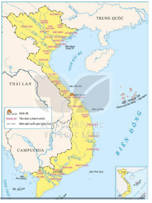 đơn vị hành chính Việt Nam sau cải cách Minh Mạng.
