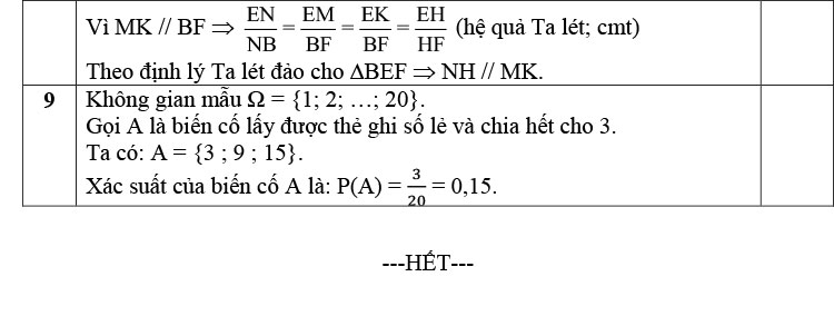 Đáp án đề thi thử vào lớp 10 môn toán 2024 THCS Nguyễn Văn Phú ảnh 4