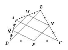 Đường trung bình của tam giác hình 5