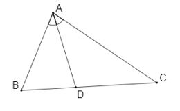 Giải Tính chất đường phân giác của tam giác hình 1