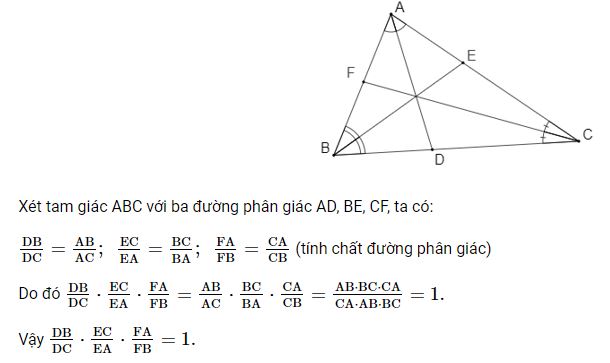 Giải Tính chất đường phân giác của tam giác hình 2