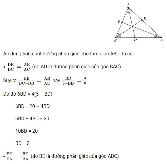 Giải Tính chất đường phân giác của tam giác hình 4