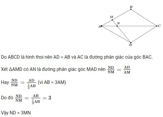 Giải Tính chất đường phân giác của tam giác hình 8