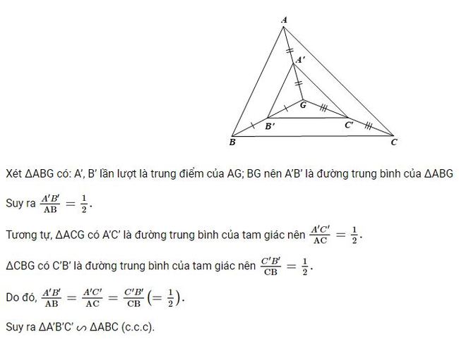 Trường hợp đồng dạng thứ nhất của tam giác hình 2