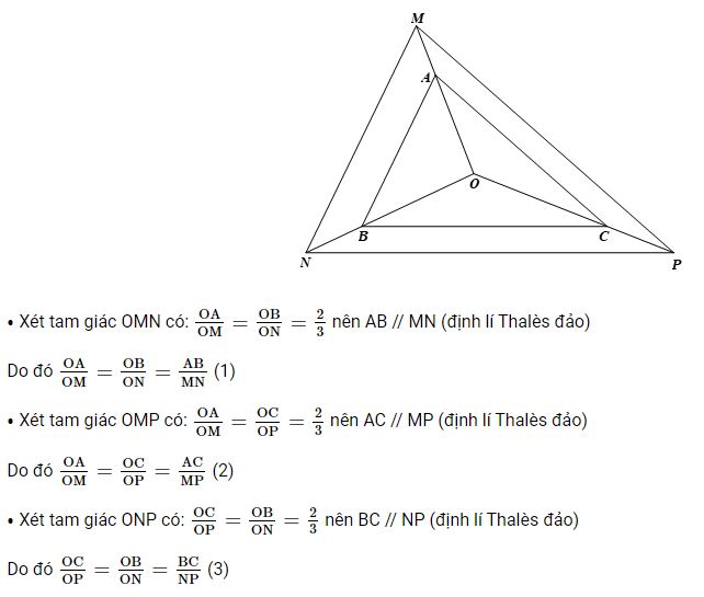 Trường hợp đồng dạng thứ nhất của tam giác hình 8