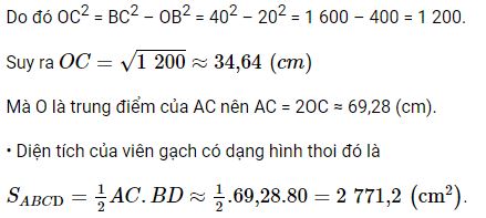 Giải Toán 8 Cánh Diều Hình thoi hình 6