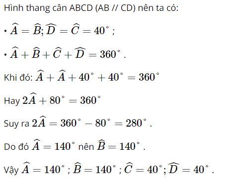 Giải Toán 8 Kết nối tri thức Hình thang cân hình 2