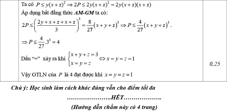 Đáp án đề thi thử vào 10 môn Toán 2024 đề minh họa số 2 ảnh 4