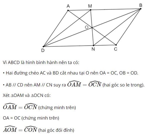 Giải Toán 8 Kết nối tri thức Hình bình hành hình 16