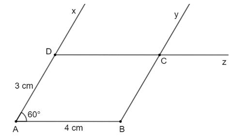 Giải Toán 8 Kết nối tri thức Hình bình hành hình 3