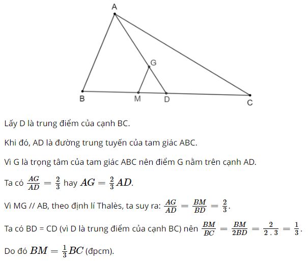 Giải Toán 8 Kết nối tri thức Định lí Thalès trong tam giác hình 8