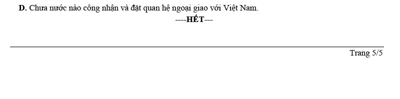 Đề thi thử tốt nghiệp THPT môn Sử 2024 mẫu số 10 trang 5