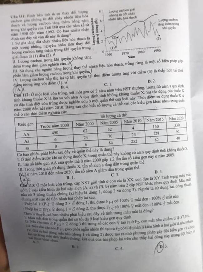 Sinh đề 204 năm 2024 trang 3