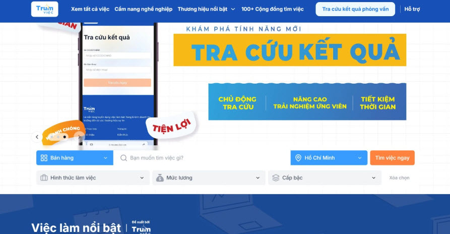 Tìm việc nhân viên bán hàng TPHCM ở đâu lương cao, uy tín?