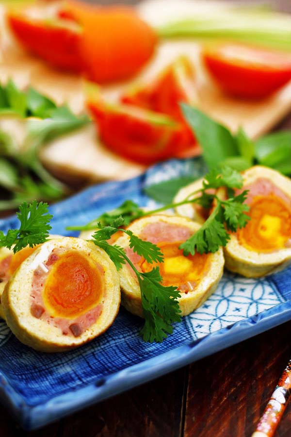 Công thức làm giò hoa ngũ sắc rực rỡ mâm cỗ ngày Tết Nguyên đán