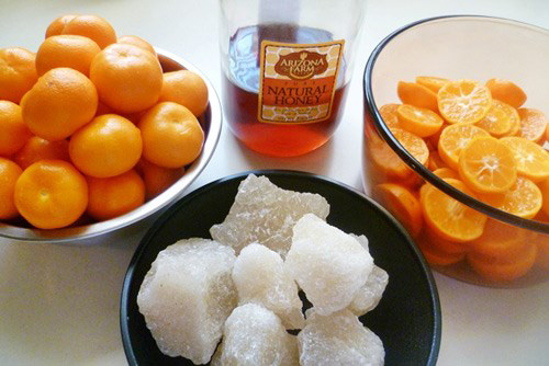 Tận dụng cây quất Tết Nguyên đán ngâm đường phèn giải cảm 2