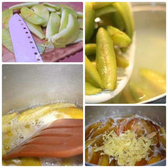 3 bước làm mứt khế chua không cần vôi ăn tết nguyên đán