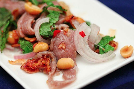 Tết Nguyên đán làm gỏi bò bóp thấu chống ngán