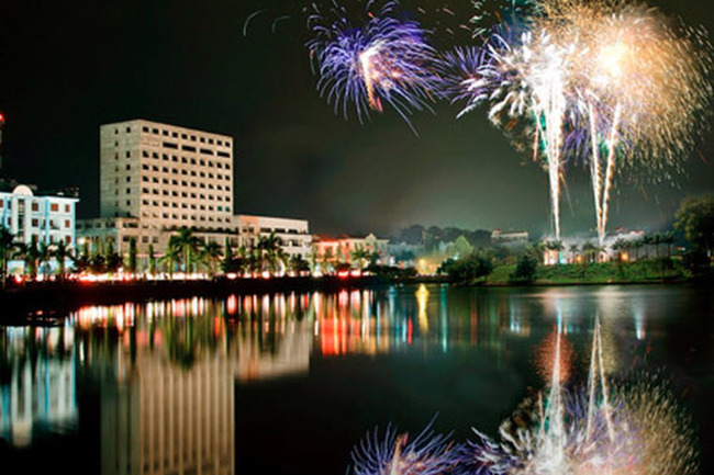 ịa điểm bắn pháo hoa tết 2019 tại Yên Bái