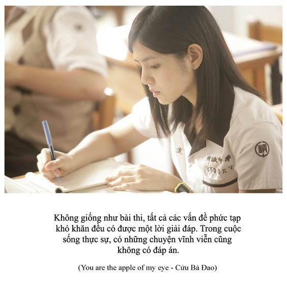 Những Câu Nói Hay Cảm Động Trong Phim You Are The Apple Of My Eye