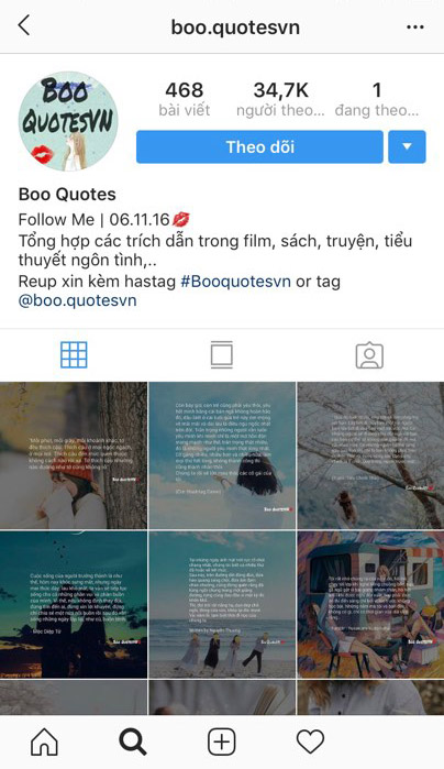 Những câu nói hay instagram - câu nói so deep trên instagram Boo Quotes 1